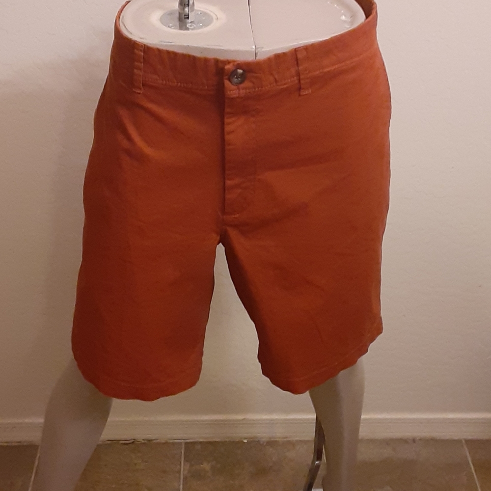 Men's Orange Flat Front Shorts Goodfellow BNWT